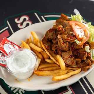 Gyros (Spicy) on Pita
